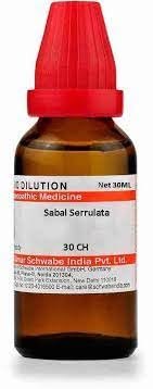 Dr. Willmar Schwabe India Sabal Serrulata 30 CH, 30ML (Pack of 2) - Fast Shipping to USA