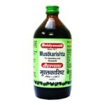 Baidyanath Mustakarishta Syrup for Diarrhoea, Dysentery | Improve Appetite - 450 Ml - Fast Shipping to USA