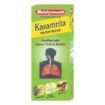 Baidyanath Kasamrit Herbal Cough Syrup - 100 ml With Goodness of Adusa, Tulsi & Mulethi - Fast Shipping to USA