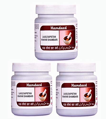 Hamdard Lauq Sapistan Khayar Shambari (125 Gm, Pack Of 3) - Fast Shipping to USA