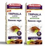 Baidyanath Triphala Juice 1L Helps in Reduce Body Fat also beneficial in constipation Helps to Control Cholesterol Level, 2000 ml - Pack of 2 - Fast Shipping to USA & Canada