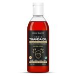 Vedic Roots Extra Cooling Headache Relief Herbal Hair Oil/Thanda Tel for Stress Relief |Relax Tight Sleep|Hair Oil with Bhringraj Amla Ratan Jyot - 200 ML - Fast Shipping to USA