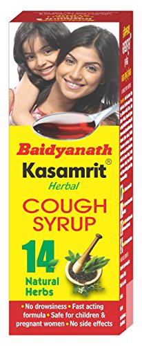 Baidyanath Kasamrit - Herbal Cough Syrup - 100 ml - Fast Shipping to USA