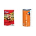 Drools Optimum Performance Adult Dry Dog Food, 10kg & Drools Absolute Salmon Oil Syrup - Dog Supplement, 150 ml - Fast Shipping to USA & Canada