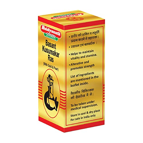 Baidyanath Vasant Kusumakar Ras with Gold-30 Tab