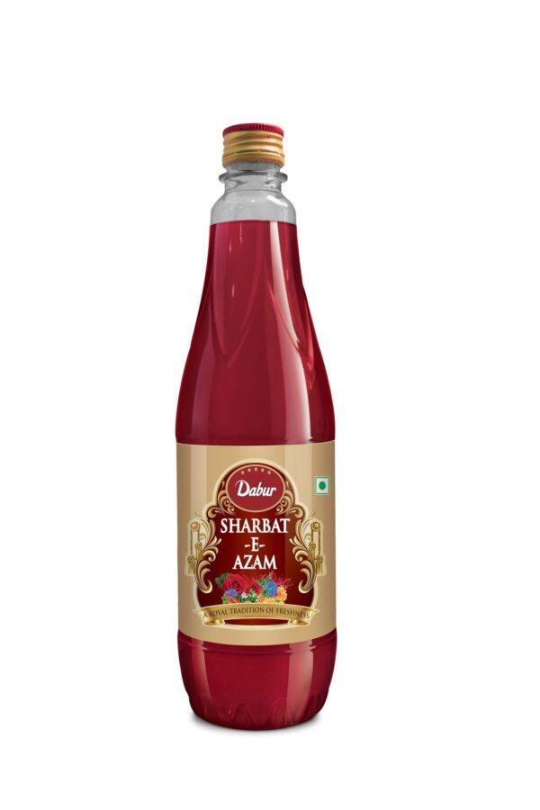 DABUR Sharbat E Azam, Rose Syrup - 750Ml - Liquid - Fast Shipping to USA & Canada