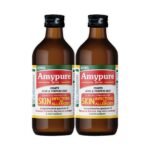 AIMIL Amypure Ayurvedic Blood Purifier Syrup For Pimple Free, Fair & Glowing Skin| 200 ML (Pack of 2)