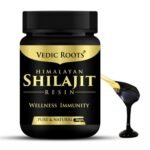 Vedic Roots Natural Shilajit Resin Men & Women,Liquid Shilajeet Enriched with Fulvic Acid & Vitamins Stamina Strength Booster Supplement - 30 gm X 4 - Fast Shipping to USA