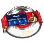 Drools Stainless Steel Feeding Bowl For Dog, Large, 850ml - Fast Shipping to USA & Canada