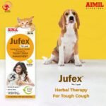AIMIL Jufex Pet Liquid | Herbal Therapy for Tough Cough Management for Dogs & Cats |200ml - Fast Shipping to USA & Canada