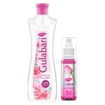 Dabur Gulabari Premium Rose Water ? Natural, 400 ml & Dabur Gulabari Rose Glow Face Cleanser, 100 Ml - Fast Shipping to USA & Canada
