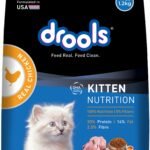Drools Kitten(1-12 Months) Dry Cat Food, Real Chicken Flavour 1.2 Kg Pack - Fast Shipping to USA & Canada