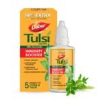 Dabur Tulsi Drops : 30ml (20ml + 10ml Free) | Contains Extracts of 5 Rare Tulsi | Boosts Immunity | Cough And Cold Relief | 100% Ayurvedic | Builds Respiratory Health - Fast Shipping to USA