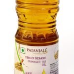Patanjali Sesame Oil (Gingelly) Pure & Natural Til Oil for Cooking, Frying, 500 ML Bottle - Fast Shipping to USA