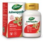 Dabur Ashwagandha Tablets - 60 tabs | General Wellness Tablets | Stress Relief | Rich in Antioxidants | Immunity Booster | Rich in Antioxidants | Rejuvenates Body - Fast Shipping to USA