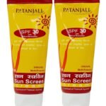 Patanjali Sun Screen Cream SPF30, 50g (Pack of 2) - Fast Shipping to USA & Canada