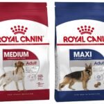 Royal Canin Medium Adult, 4 kg&Royal Canin Maxi Pellet Adult Dog Food, Meat Flavour, 1 kg - Fast Shipping to USA & Canada