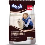 Drools Maintenance Adult Dry Dog Food, 22kg Pack (20 kg+ 2kg Free Inside) Pack - Fast Shipping to USA & Canada