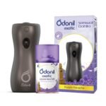 DABUR Odonil Exotic Automatic Spray - 225ml | Machine + 1 Refill | Sensual Dahlia | 2x Long Lasting | 2200 Sprays Guaranteed | Lasts upto 60 days - Fast Shipping to USA & Canada