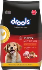Drools Puppy Dry Dog Food, Chicken and Egg Flavor 1.2Kg Pack - Fast Shipping to USA & Canada