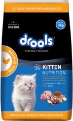 Drools Kitten(1-12 Months) Dry Cat Food, Real Chicken Flavour 3 Kg Pack - Fast Shipping to USA & Canada