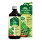 Dabur Giloy Neem Tulsi Juice - 1L | Benefit of 3-in-1 Immunity Boosters| With Power of Giloy, Neem and Tulsi | Pure, Natural and 100% Ayurvedic Juice - Fast Shipping to USA & Canada