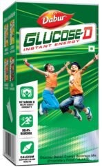 Dabur Glucose-D Juicy & Tasty - 1 kg Powder (Carton) | Instant Energy Recharge with 99.4% Glucose | Vitamin D Boosts Immunity | Calcium Supports Bone Health - Fast Shipping to USA