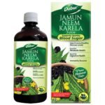 Dabur Jamun Neem Karela Juice - 1L | Helps Control Blood Sugar Level & Reduces Bad Cholesterol | Good for Metabolic & Digestive Health | Ayurvedic Health Juice For Diabetic Care - Fast Shipping to USA & Canada