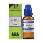 SBL Acidum Benzoicum 30 CH,30 ML (Pack of 2) - Fast Shipping to USA