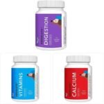 Drools drools Vitamin 110 pcs + Calcium 110 pcs Digestion 50 pcs Milk 1 kg (3x0.33 kg) Dry Adult, New Born, Senior, Young Dog Food - Fast Shipping to USA & Canada