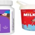 Drools Absolute Digestion 50PCS Tablet - Dog & Absolute Milk 500 Gram Milk 0.6 kg (2x0.3 kg) Dry New Born Dog Food - Fast Shipping to USA & Canada