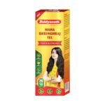 Baidyanath Mahabhringraj Tel | Ayurvedic Hair Oil | For Growth, Dandruff Control, and Hair Fall Prevention with 26 Exotic Herbs | Ayurvedic Medicated Oil | Zero Chemical & Synthetic Colour | 100 ml - Fast Shipping to USA & Canada