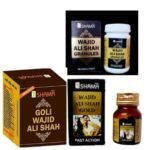 NEW SHAMA COMBO PACK GOLI WAJID ALI SHAH 10 PILLS, WAJID ALI SHAH GOLD 10 CAPSULE AND WAJID ALI SHAH GRANULES 100G - Fast Shipping to USA