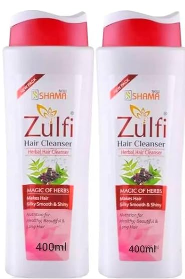 NEW SHAMA ZULFI SHAMPOO (400ML PACK OF 2) - Fast Shipping to USA & Canada