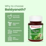 Baidyanath Aloe Vera 60 Tablets | Nutritional Supplement For Healthy Skin And Liver | Eliminates Toxins And Boosts Immune System (Pack of 1) - Fast Shipping to USA - Image 6