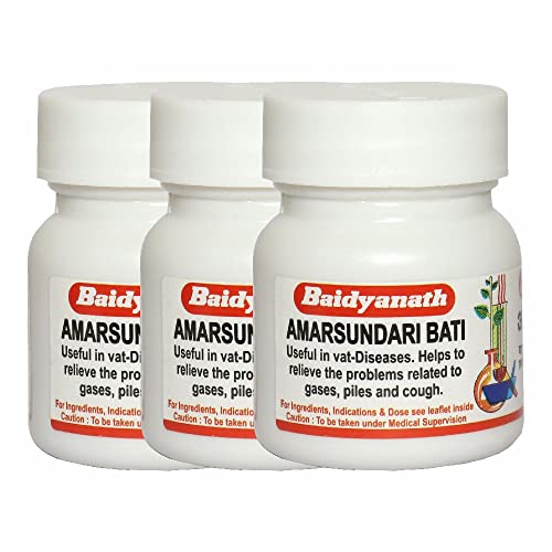 Baidyanath Amarsundari Bati-40 Tab (Pack Of 3) - Fast Shipping to USA