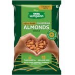 Tata Sampann Pure California Almonds Whole, 500g, Real Nuts, High in Fiber, Badam Giri, Rich in Protein, Magnesium, Phosphorus and Dietary Fibre, Nuts & Dry Fruits - Fast Shipping to USA & Canada - Image 2