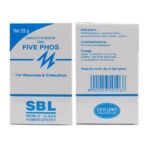SBL's FIVE PHOS TABLETS 25G PACK OF 3 - Fast Shipping to USA