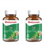 Baidyanath Tulsi Tablets - 60 Tab|Helps in Boosts Immunity | Helpful in Cough & Cold (Pack of 1) - Fast Shipping to USA