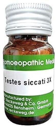 Version 1.0.0 Dr Reckeweg Testes Siccati 3X Tablets General Wellness - Pack Of 2 (2x20gm) - Fast Shipping to USA - Image 1