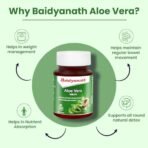 Baidyanath Aloe Vera 60 Tablets | Nutritional Supplement For Healthy Skin And Liver | Eliminates Toxins And Boosts Immune System (Pack of 1) - Fast Shipping to USA - Image 4