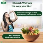 Tata Sampann Pure Walnuts, 200g, Crunchy Nuts, Rich in Dietary Fibre, Protein & Magnesium - Fast Shipping to USA & Canada - Image 6