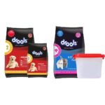 Drools Chicken and Egg Adult Dry Dog Food, 3 kg with Free 1.2 kg&Drools Kitten(1-12 Months) Dry Cat Food, Ocean Fish, 1.2kg with Free Container - Fast Shipping to USA & Canada