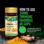 Zandu Turmeric Capsules, Natural Extracts of Haridra (Haldi) - 60 Veg capsules - Fast Shipping to USA - Image 6