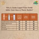 Zandu Copper Bottle (950ml) - Fast Shipping to USA - Image 7