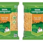 Tata Sampann Unpolished Toor Dal/Arhar Dal, 2 kg - Fast Shipping to USA & Canada