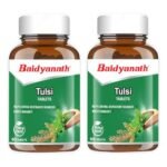 Baidyanath Tulsi Tablets - 120 Tab|Helps in Boosts Immunity | Helpful in Cough & Cold (Pack of 2) - Fast Shipping to USA