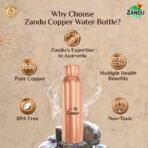 Zandu Copper Bottle (950ml) - Fast Shipping to USA - Image 6