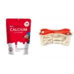 Drools Absolute Calcium Bone Pouch, 190 g & Absolute Calcium Bone Jar, Dog Supplement - 40 Pieces (600gm) - Fast Shipping to USA & Canada