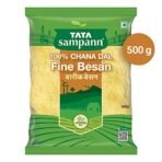 Tata Sampann 100% Chana Dal Fine Besan, 500g pack of 2 - Fast Shipping to USA & Canada - Image 4